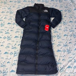 The North Face Womens  Nuptse Duster Parka Jacket Small